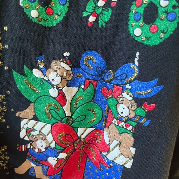 Vintage TEE DEES Christmas NOEL NOEL Sweater - Picture 8 of 10